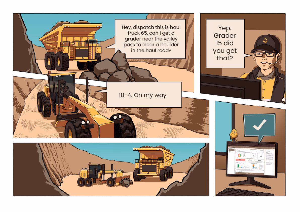 Worker conducting site inspection